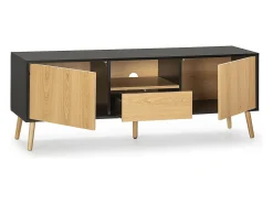 Móvel De Tv|VS Venta-stock Móvel TV Apolo 1 porta 2 gavetas, Cor /Madeira Preto