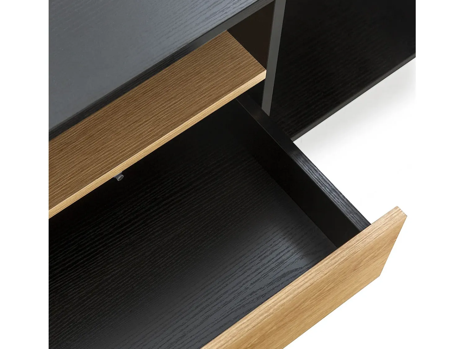 Móvel De Tv|VS Venta-stock Móvel TV Apolo 1 porta 2 gavetas, Cor /Madeira Preto