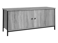 New Móvel TV c/ portas 102x35x45 cm deriv. madeira sonoma PT619638 Cinzento