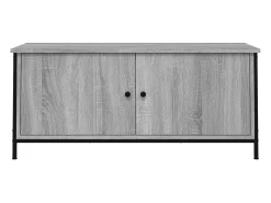 New Móvel TV c/ portas 102x35x45 cm deriv. madeira sonoma PT619638 Cinzento