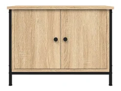 Móvel TV c/ portas 60x35x45 cm deriv. madeira carvalho sonoma PT895015 Castanho