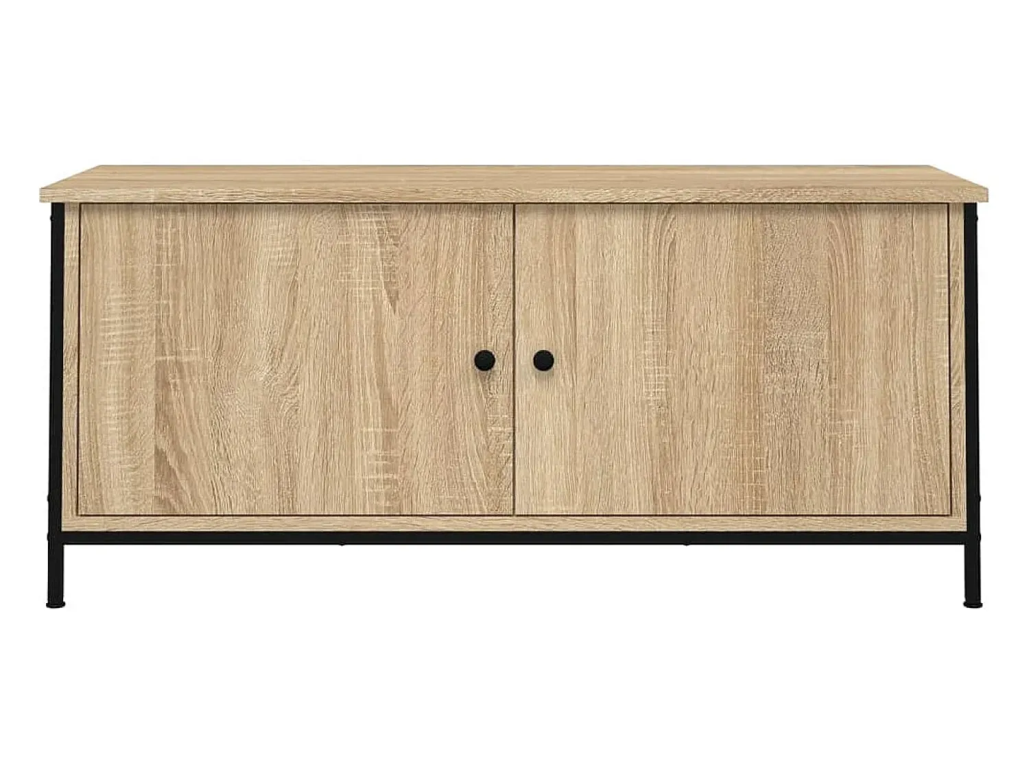 Móvel De Tv* Móvel TV c/ portas 102x35x45cm deriv. madeira carvalho sonoma PT833950 Castanho