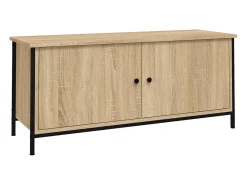 Móvel De Tv|vidaxl Móvel TV c/ portas 102x35x45cm deriv. madeira carvalho sonoma Castanho