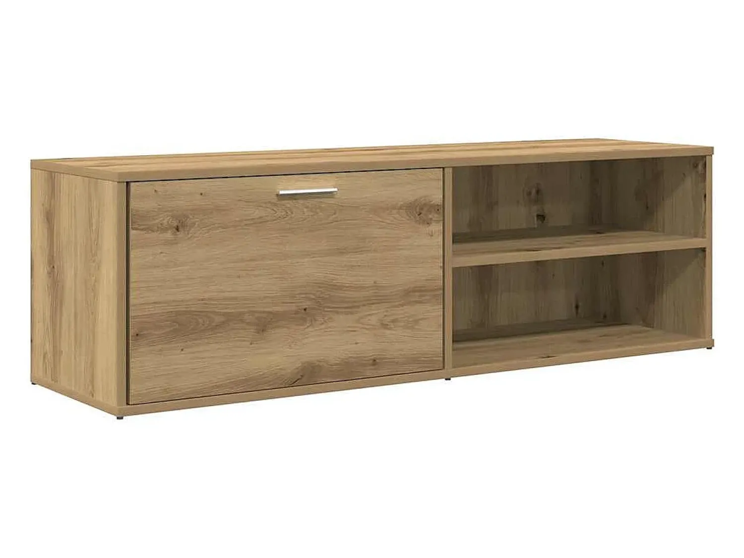 Móvel De Tv|vidaxl Móvel TV carvalho artesanal 120x34x37 cm madeira trabalhada Castanho