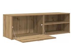 Móvel De Tv|vidaxl Móvel TV carvalho artesanal 120x34x37 cm madeira trabalhada Castanho