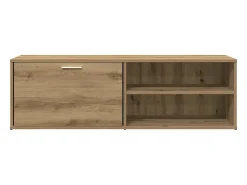 Móvel De Tv|vidaxl Móvel TV carvalho artesanal 120x34x37 cm madeira trabalhada Castanho