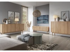 Móvel TV: Carvalho Riviera, 144 x 48 x 37 cm Castanho