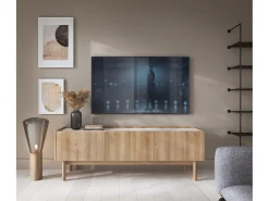 Móvel TV: Carvalho Riviera, 144 x 48 x 37 cm Castanho