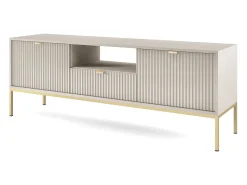 Móvel TV: Caxemira, dourado, 154 x 56 x 39 cm, puxadores dourados^ Móvel De Tv