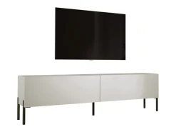 Móvel De Tv| Móvel TV: Caxemira, patas pretas, 170 x 52 x 32 cm Bege