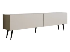 Móvel TV: Caxemira, patas pretas, 170 x 52 x 32 cm Bege