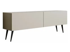 Móvel De Tv* Móvel TV: Caxemira, patas pretas, 140 x 52 x 32 cm Bege