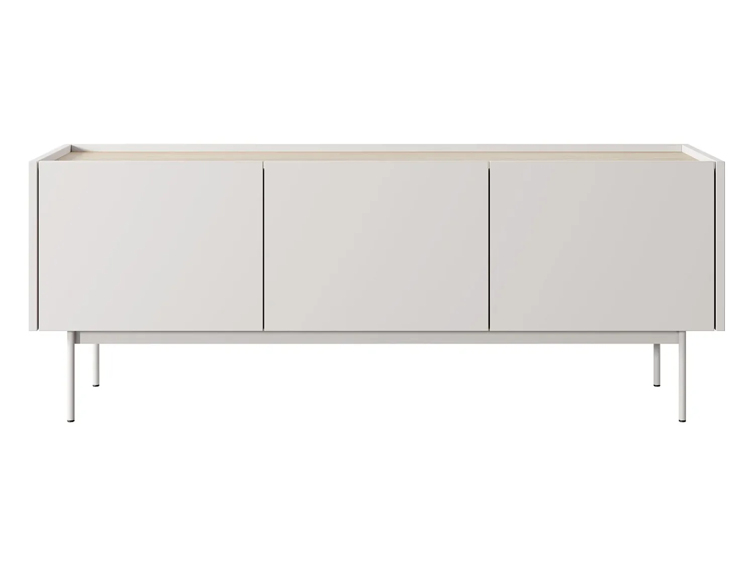 Móvel De Tv| Móvel TV, Caxemira, TOP: Carvalho Linea, 144 x 55 x 37 cm Bege