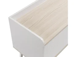 Móvel De Tv|ModernLuxe Móvel TV 160cm com 2 gavetas e 2 portas de correr - & Natural Branco