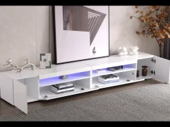 ModernLuxe Móvel TV 240cm com LED variável - estilo contemporâneo -^ Móvel De Tv