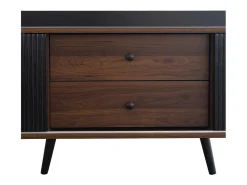 Merax Móvel TV com 2 gavetas e 2 portas de correr - estilo moderno - cores: e natural^ Móvel De Tv