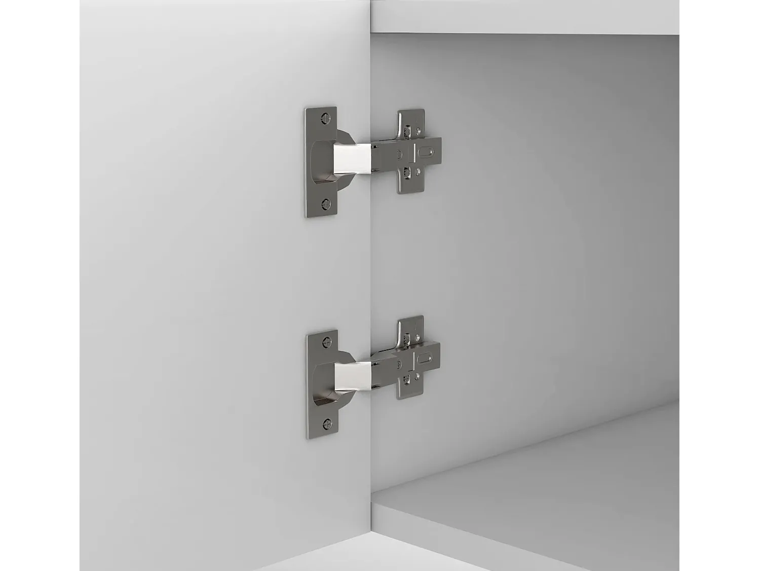 Móvel De Tv|Hauss Spole Móvel TV com 2 portas, 2 gavetas e 3 nichos, corpo , pés de metal dourado Branco