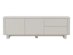 Online Vente-unique Móvel TV com 2 portas e 2 gavetas - - DIGARA Bege