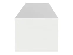 Móvel De Tv|Hauss Spole Móvel TV com 3 portas e LED, móvel TV de parede, lacado branco e Preto