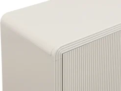 Móvel De Tv|Vente-unique Móvel TV com 4 portas em MDF - e dourado - MIRENALO Bege