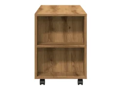 Sale vidaxl Móvel TV c/rodas 102x34,5x43cm deriv.madeira carvalho artisiano Castanho