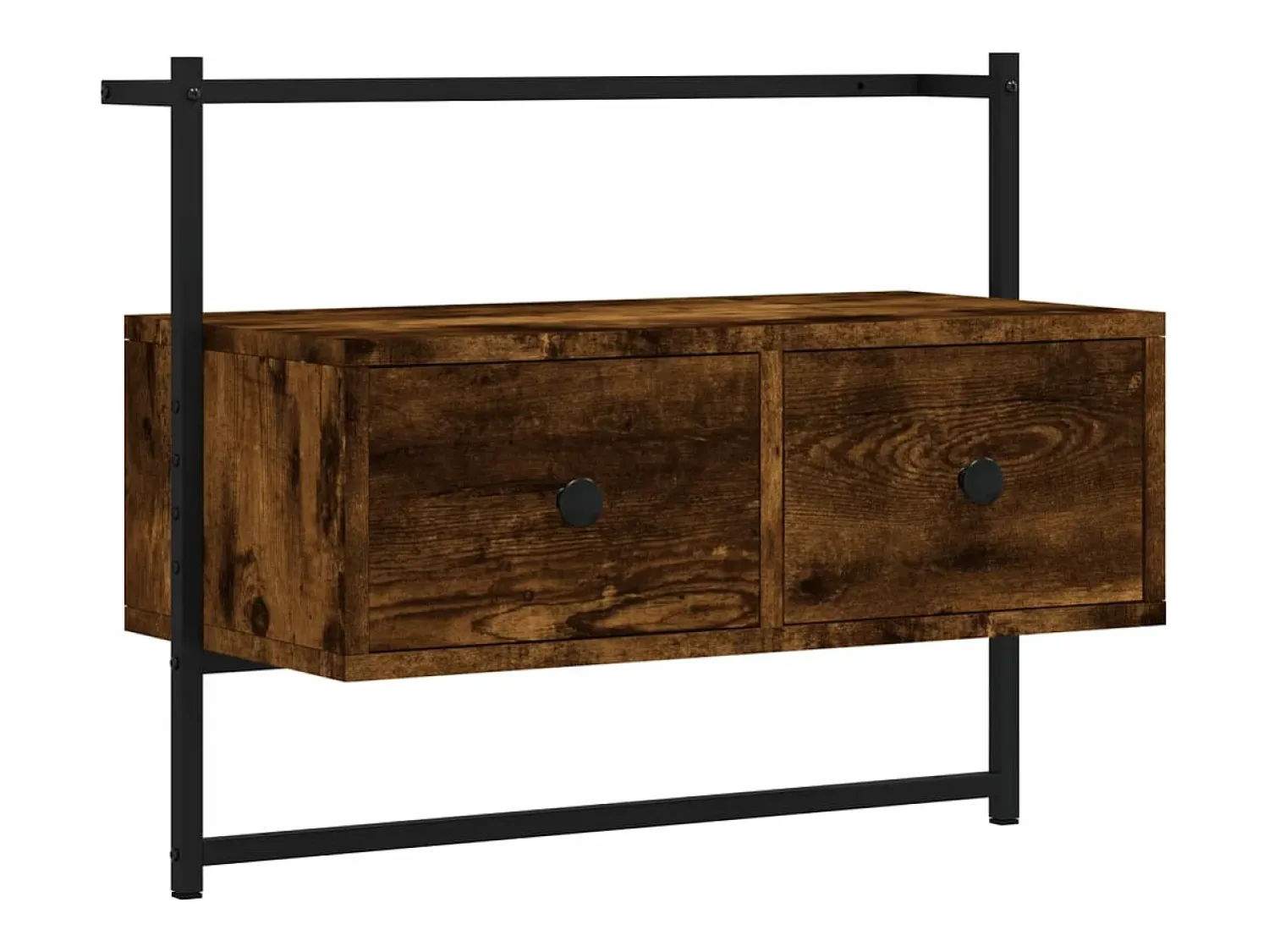 Hot Móvel TV de parede 60,5x30x51 cm deriv. madeira carvalho fumado PT937116 Castanho