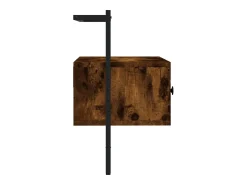 Hot Móvel TV de parede 60,5x30x51 cm deriv. madeira carvalho fumado PT937116 Castanho