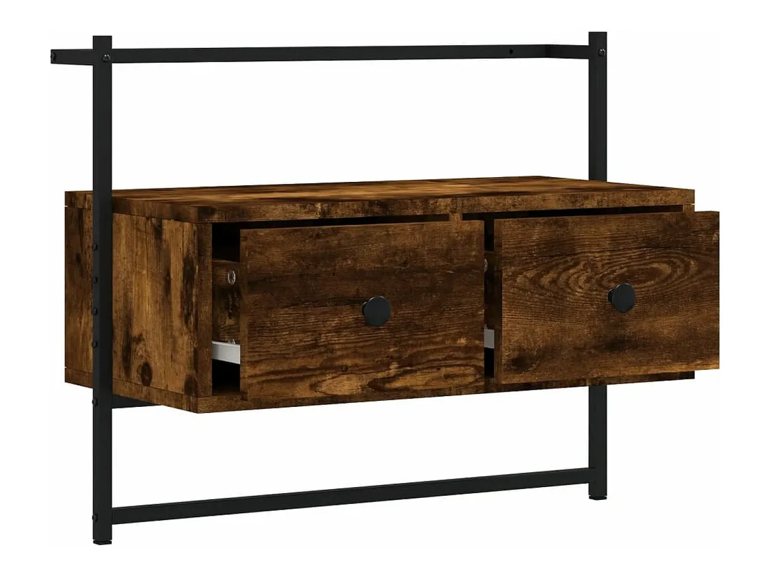 Hot Móvel TV de parede 60,5x30x51 cm deriv. madeira carvalho fumado PT937116 Castanho