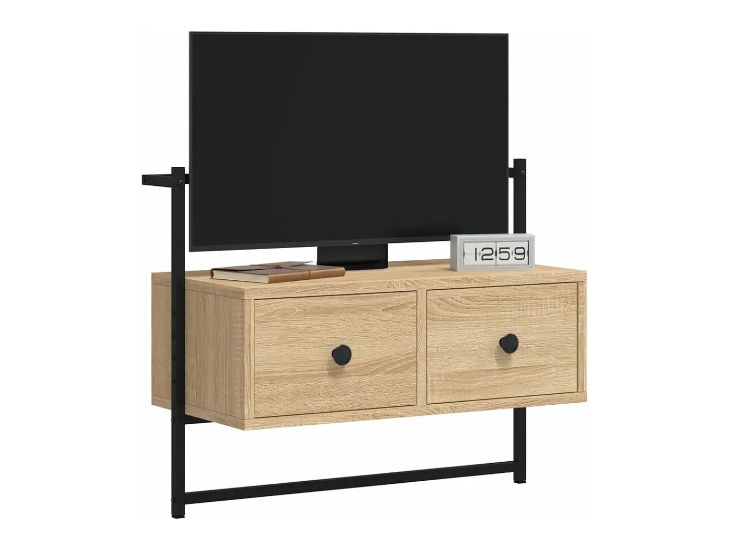 Móvel De Tv* Móvel TV de parede 60,5x30x51 cm deriv. madeira carvalho sonoma PT462135 Castanho