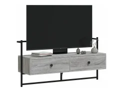 Móvel De Tv* Móvel TV de parede 100,5x30x51cm deriv. madeira sonoma PT473734 Cinzento