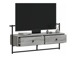 Móvel De Tv* Móvel TV de parede 100,5x30x51cm deriv. madeira sonoma PT473734 Cinzento