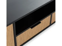 Móvel De Tv|VS Venta-stock Móvel TV Denis 1 porta e 2 gavetas, /Madeira Preto