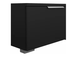 Sale Dmora Móvel TV Dtheat, Aparador sala, Armário baixo para TV, Base de parede equipada, 173x40 h33 cm, Preto