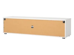 Hot Dmora Móvel TV Dthorsb, Aparador de sala, Móvel baixo para TV, Base de parede equipada, 147x40 h38 cm, Branco