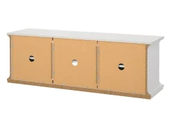 Móvel De Tv|Dmora Móvel TV Dthura, Aparador sala, Armário baixo para TV, Base de parede equipada, 149x42 h51 cm, Branco