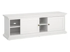 Móvel De Tv|Dmora Móvel TV Dthura, Aparador sala, Armário baixo para TV, Base de parede equipada, 149x42 h51 cm, Branco