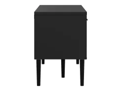Móvel De Tv|Dmora Móvel TV Dtisc, Aparador de sala, Armário baixo para TV, Base de parede equipada, 177x40 h57 cm, Preto