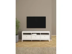 Dmora Móvel TV Dtofan, Aparador de sala, Móvel baixo para TV, Base de parede equipada, 151x38 h54 cm,^ Móvel De Tv