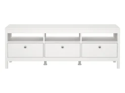Dmora Móvel TV Dtofan, Aparador de sala, Móvel baixo para TV, Base de parede equipada, 151x38 h54 cm,^ Móvel De Tv