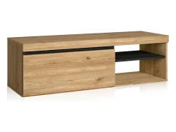 Móvel De Tv|duehome Móvel TV Ebos 120 Roble Nude - Ceniza Multicor