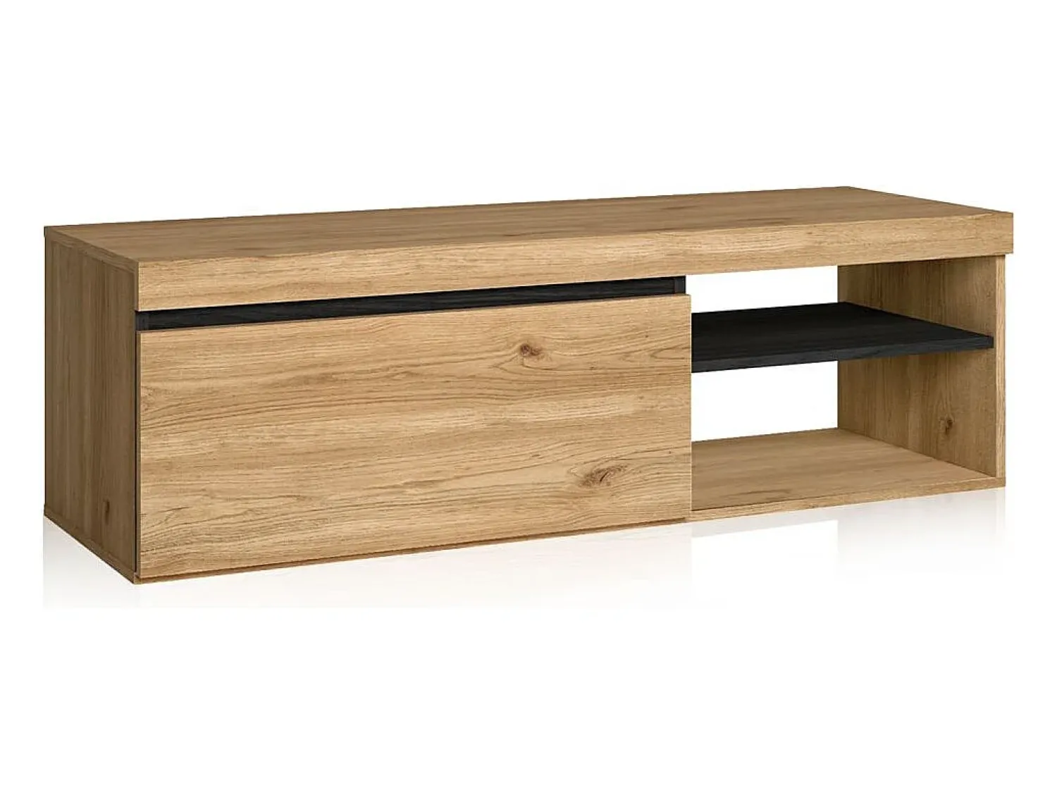 Móvel De Tv|duehome Móvel TV Ebos 120 Roble Nude - Ceniza Multicor