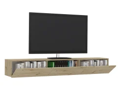 Móvel TV haaus Elba, Carvalho Artisan, 180 x 30 x 25 cm^ Móvel De Tv