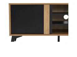 Móvel De Tv|ModernLuxe Móvel TV L 180 cm - com 3 portas e 3 compartimentos - Castanho