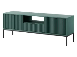 Discount Móvel TV: labrador, Preto, 154 x 56 x 39 cm, puxadores Pretos Verde