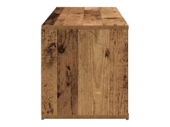 New vidaxl Móvel TV madeira antiga 120x34x37 cm madeira trabalhada Castanho
