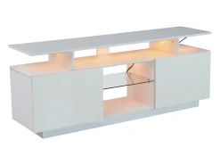 Móvel De Tv*ModernLuxe Móvel TV moderno 140cm com LED para TV de 60