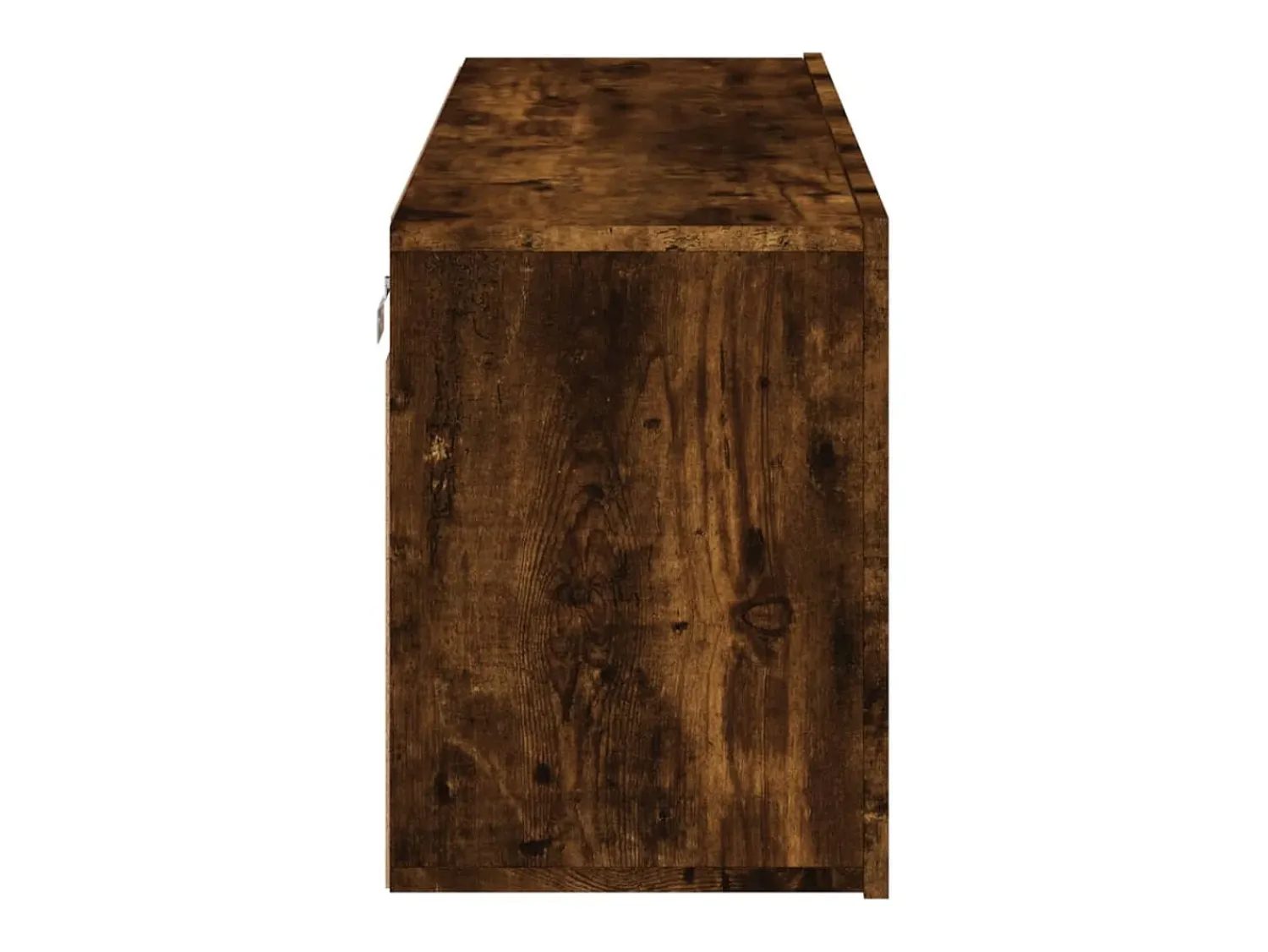 Móvel De Tv*Helloshop26 Móvel TV multimídia Estante TV aparador TV sala de jantar sala de estar quarto parede carvalho fumê 100 x 30 x 41 cm marrom 02_0028121 Castanho