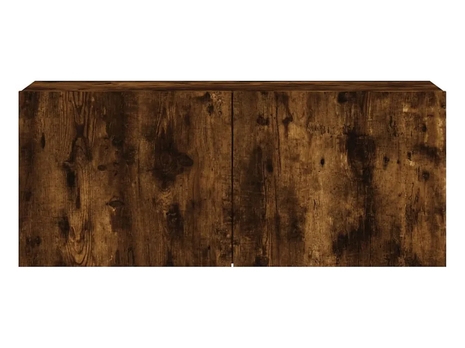 Móvel De Tv*Helloshop26 Móvel TV multimídia Estante TV aparador TV sala de jantar sala de estar quarto parede carvalho fumê 100 x 30 x 41 cm marrom 02_0028121 Castanho