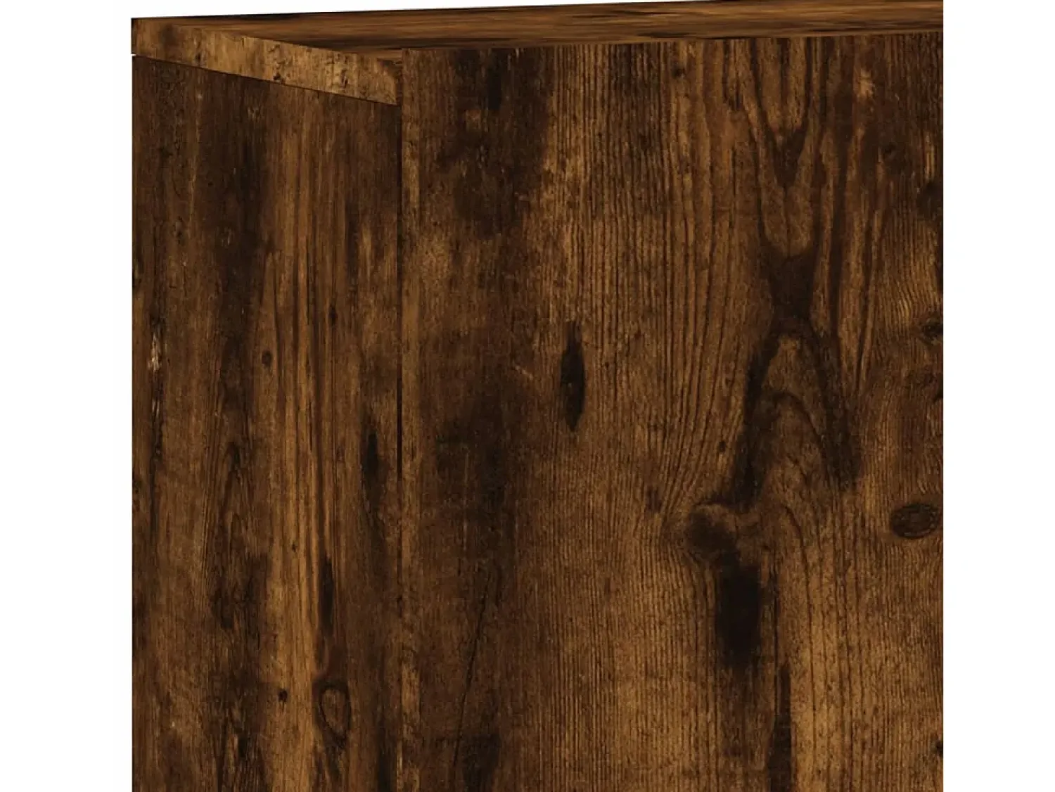 Móvel De Tv*Helloshop26 Móvel TV multimídia Estante TV aparador TV sala de jantar sala de estar quarto parede carvalho fumê 100 x 30 x 41 cm marrom 02_0028121 Castanho