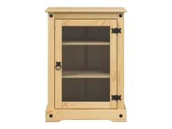 Móvel De Tv|Helloshop26 Móvel TV multimídia Estante TV Aparador TV Sala de jantar Sala de estar Quarto HiFi Corona 60 x 50 x 82 cm Madeira maciça de pinho marrom 02_0025428 Castanho